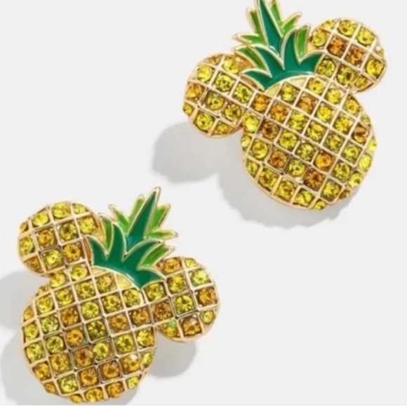 BaubleBar Disney Mickey Pineapple Earrings - Picture 4 of 4